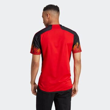 ADIDAS PERFORMANCE - Camiseta de fútbol 'Belgium 22 Home' en rojo