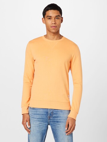 Sweat-shirt JACK & JONES en orange : devant