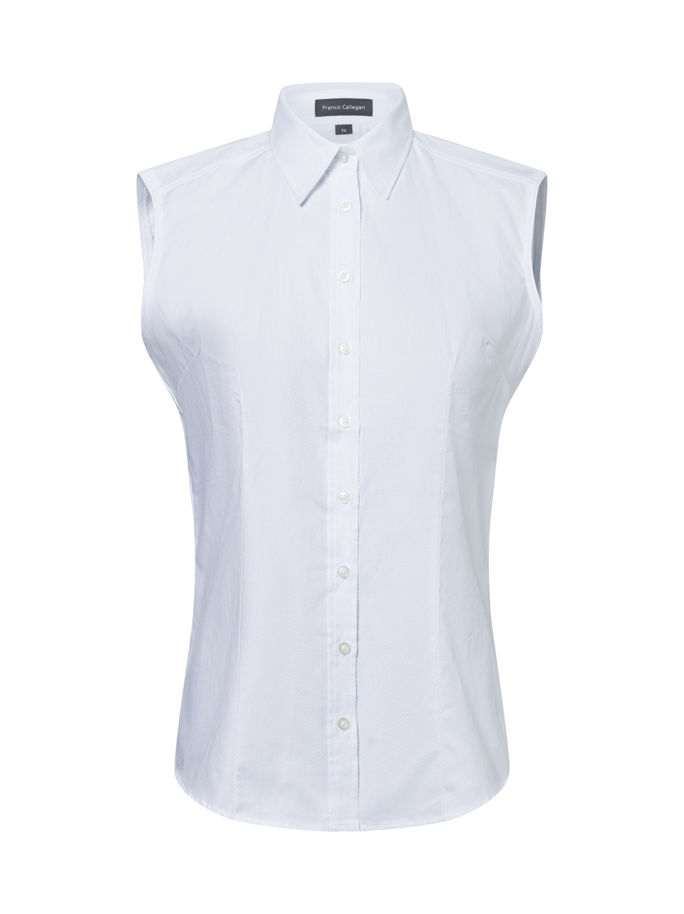 Franco Callegari Blouse ' ' in Wit: voorkant