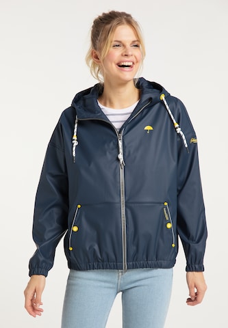 Schmuddelwedda Between-season jacket in Blue: front