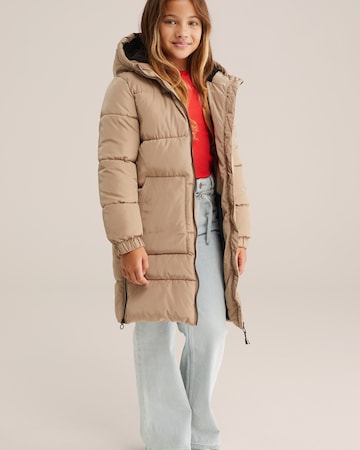 WE Fashion Winter jacket in Beige
