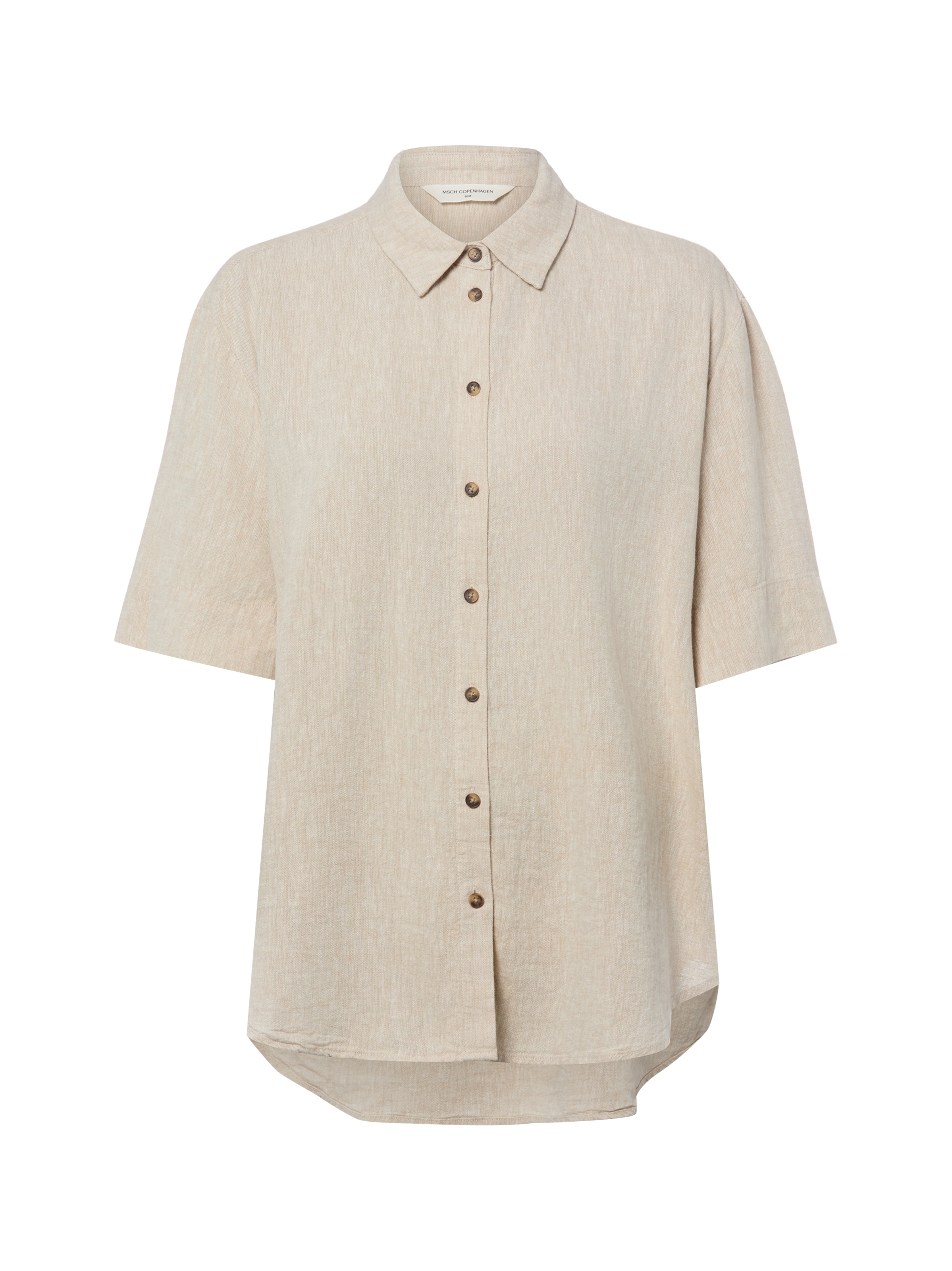 Chemisier 'Viana Ginia' MSCH COPENHAGEN en beige : devant
