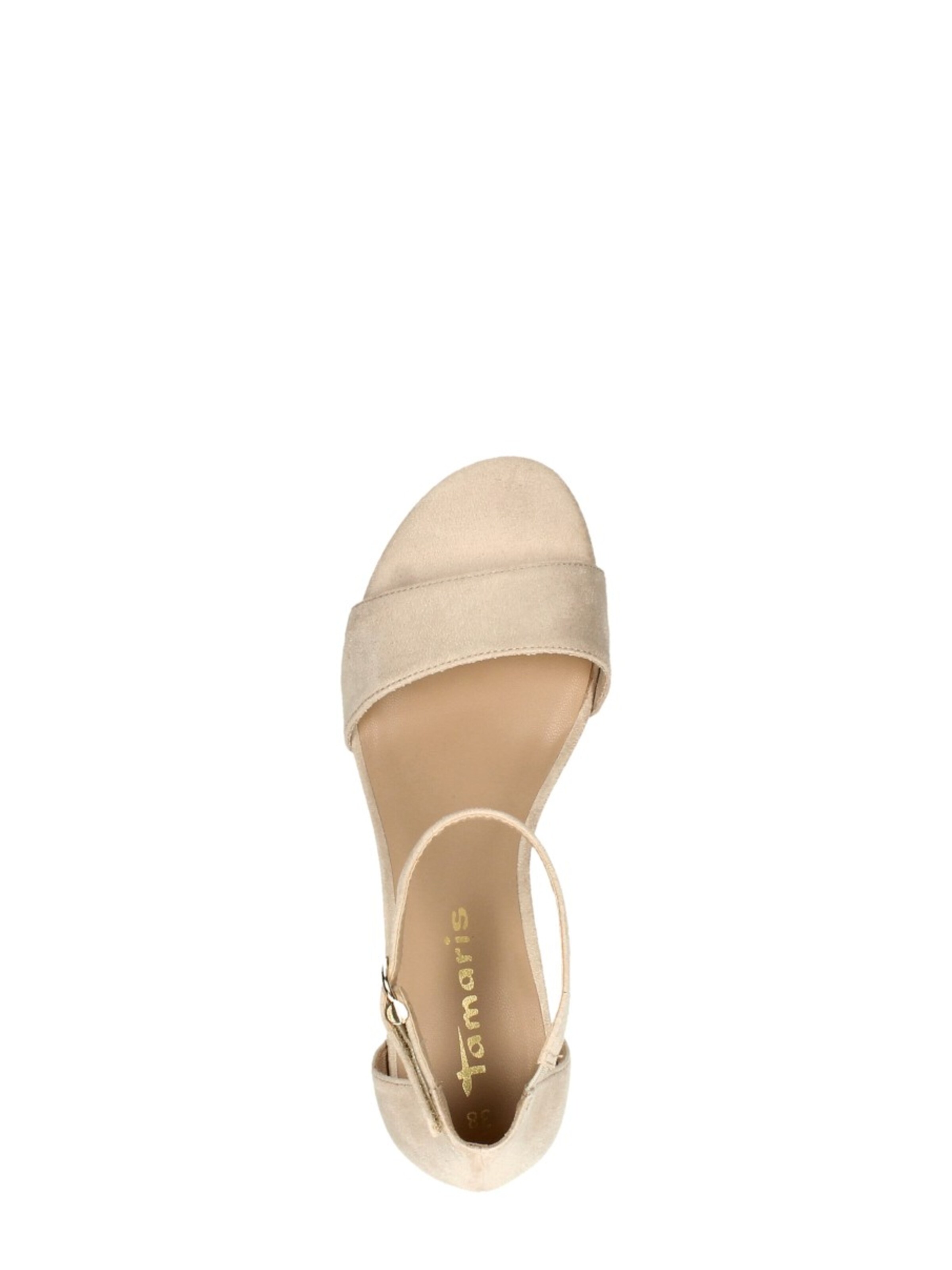 Tamaris Sandal 'Sandalen Hak' in Beige
