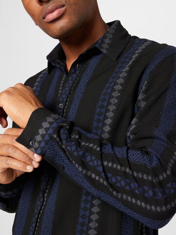IRO Regular fit Button Up Shirt 'JORDEN' in Black