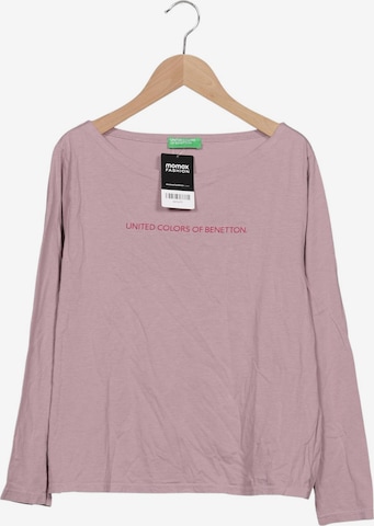 UNITED COLORS OF BENETTON Langarmshirt L in Pink: Vorderseite