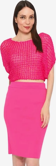 Süel knitwear Sticktop 'Summer 3D' i S-L i neonpink, Produktvisning