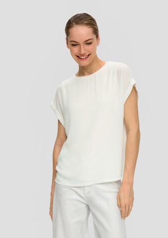 s.Oliver BLACK LABEL Blouse in Beige: voorkant