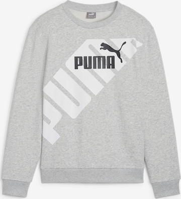 PUMA Sweatshirt 'Power' in Grau: predná strana