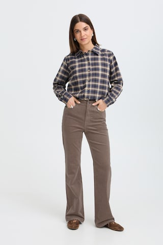 évasé Pantalon Pulz en beige