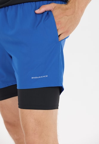 ENDURANCE Regular Sportbroek 'Kros' in Blauw