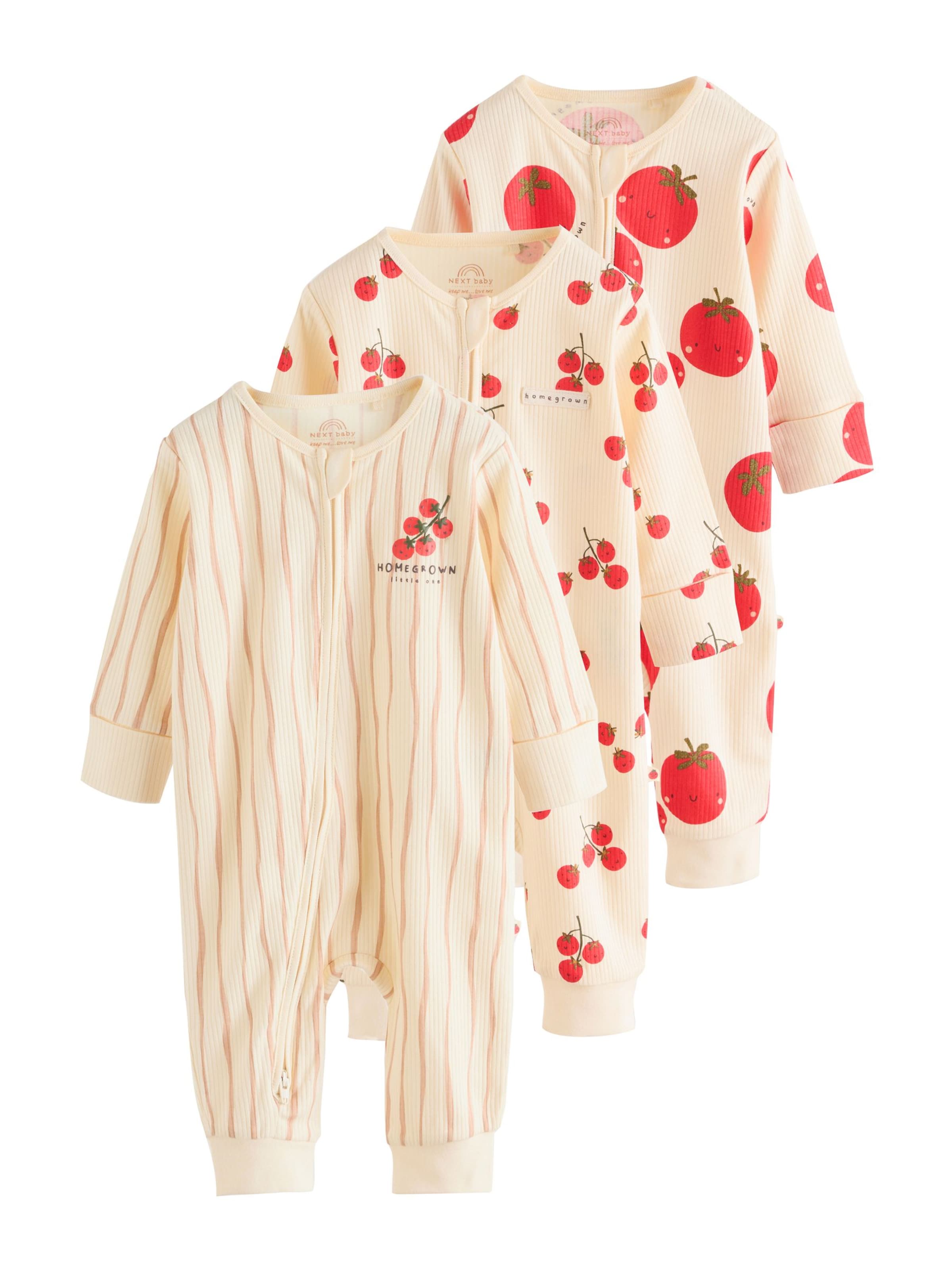 Next Schlafanzug in Beige: Vorderseite