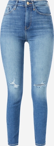 Skinny Jean River Island en bleu : devant