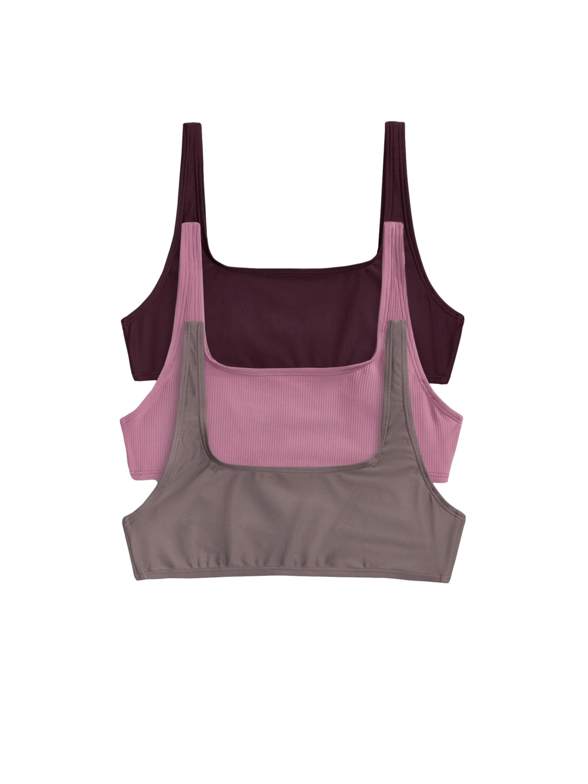 Bustier Hauts de bikini The Set en gris : devant