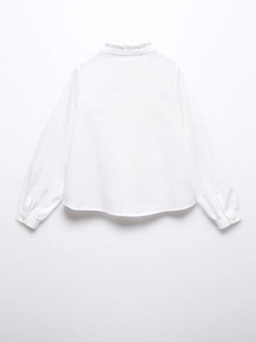 MANGO KIDS Blus 'Camila' i vit