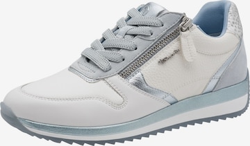 Baskets basses Tamaris en blanc : devant