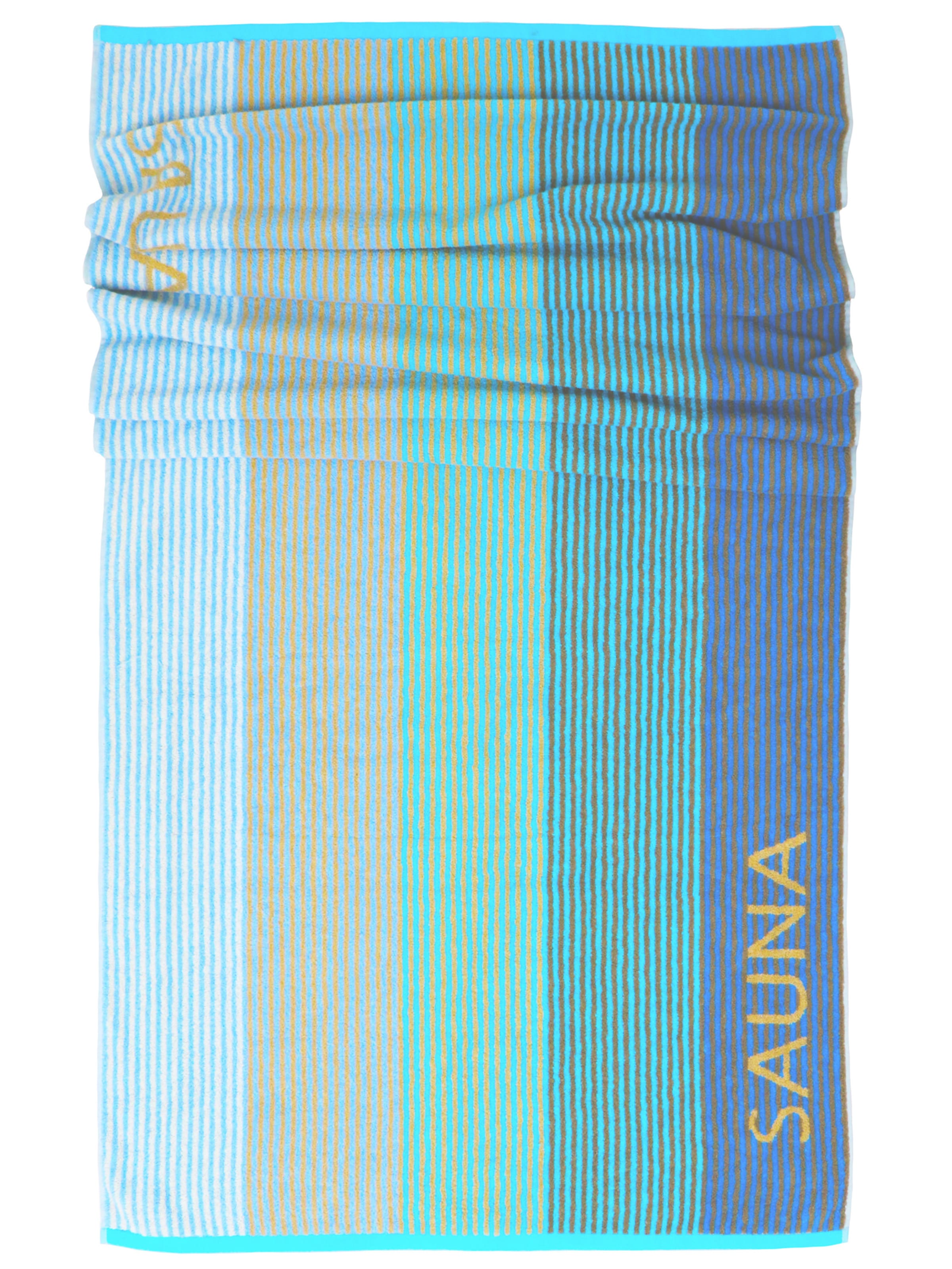 Lashuma Handtuch 'Helsinki'‌‌‌ in Blau: Vorderseite