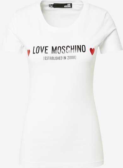 Love Moschino Camiseta en rojo / negro / blanco, Vista del producto