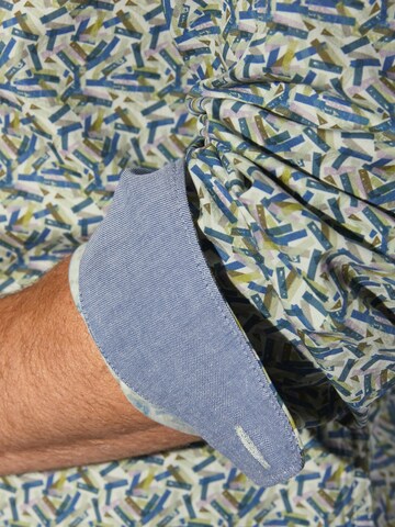 BABISTA Regular fit Button Up Shirt 'Marvian' in Green