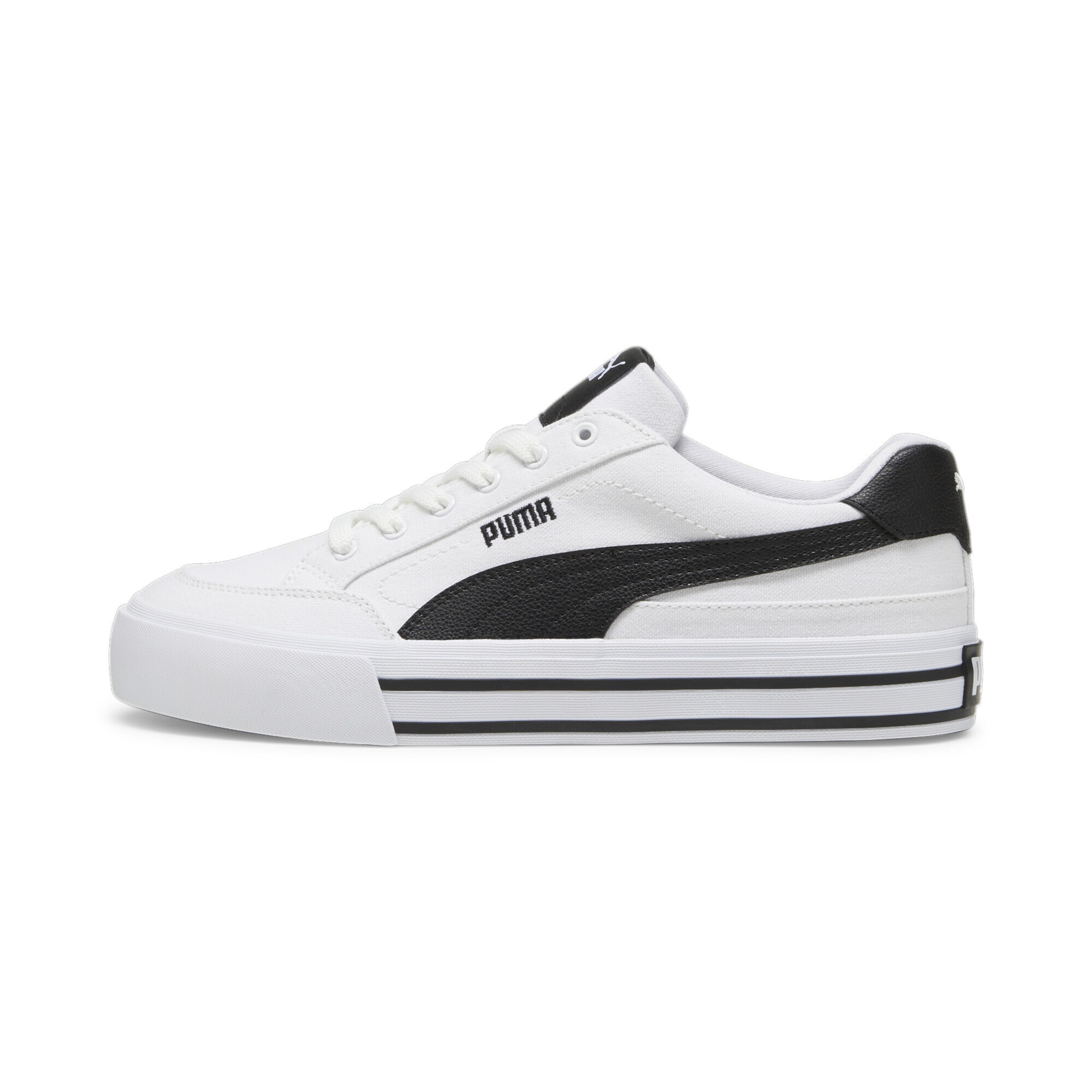 Baskets basses 'Court Classic Vulcanised Formstrip' PUMA en blanc : devant
