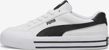 Baskets basses 'Court Classic Vulcanised Formstrip' PUMA en blanc : devant