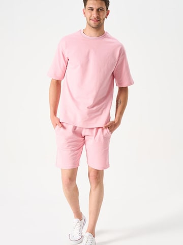 LOUIS LECLER Regular Pants 'Otto' in Pink