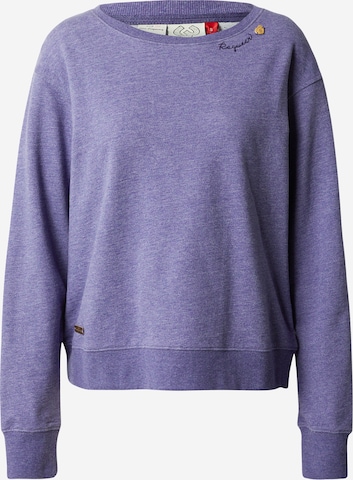 Sweat-shirt 'HEIKKE' Ragwear en bleu : devant