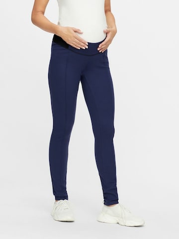 MAMALICIOUS Leggings 'REYNA' in Blue: front