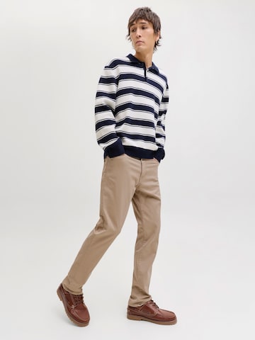 JACK & JONES Regular Byxa 'JPSTCLARK FINN' i brun