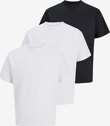 JACK & JONES Shirt 'Cotton Relaxed' in Schwarz: Vorderseite