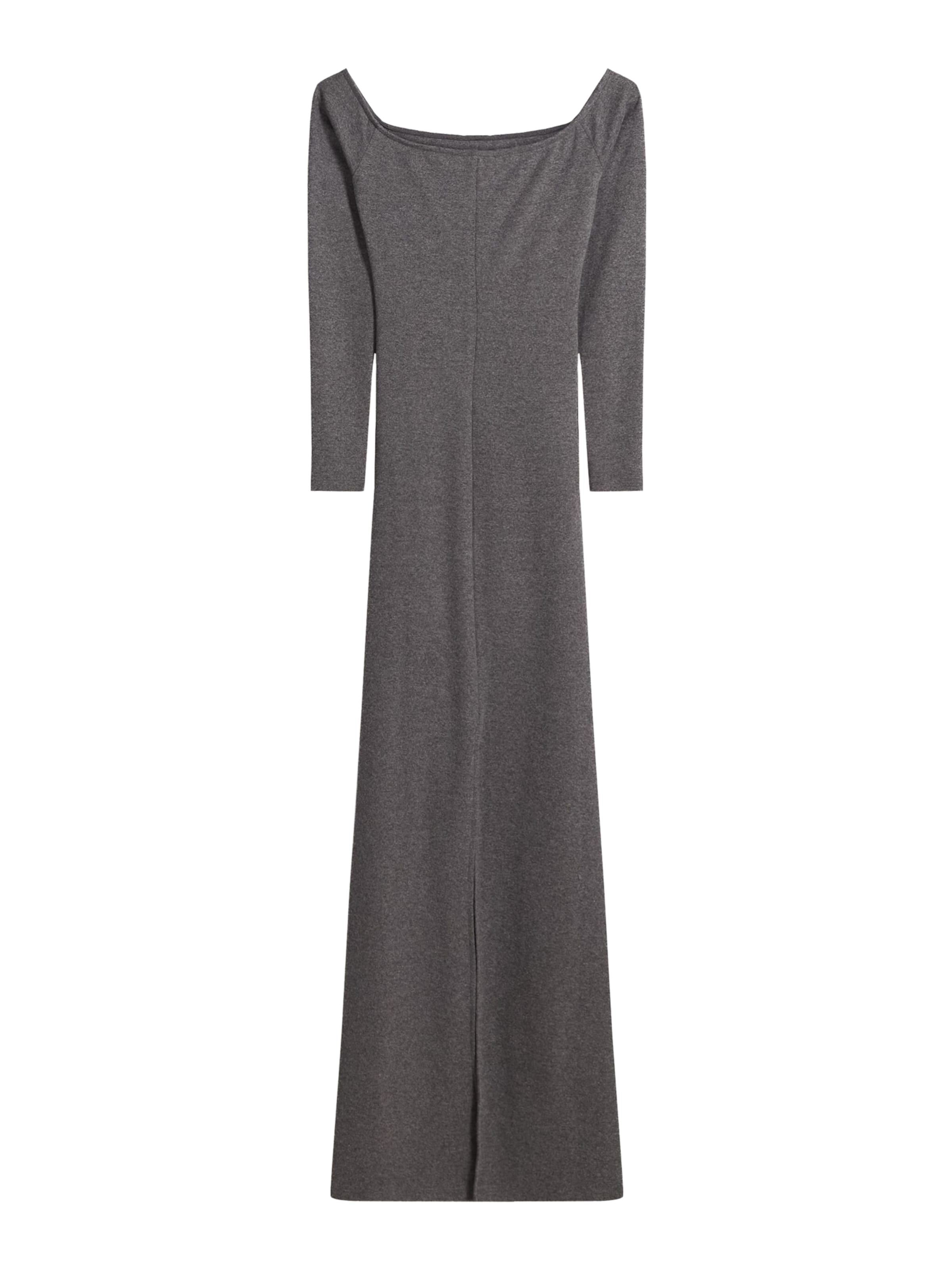 Bershka Šaty – šedá: přední strana