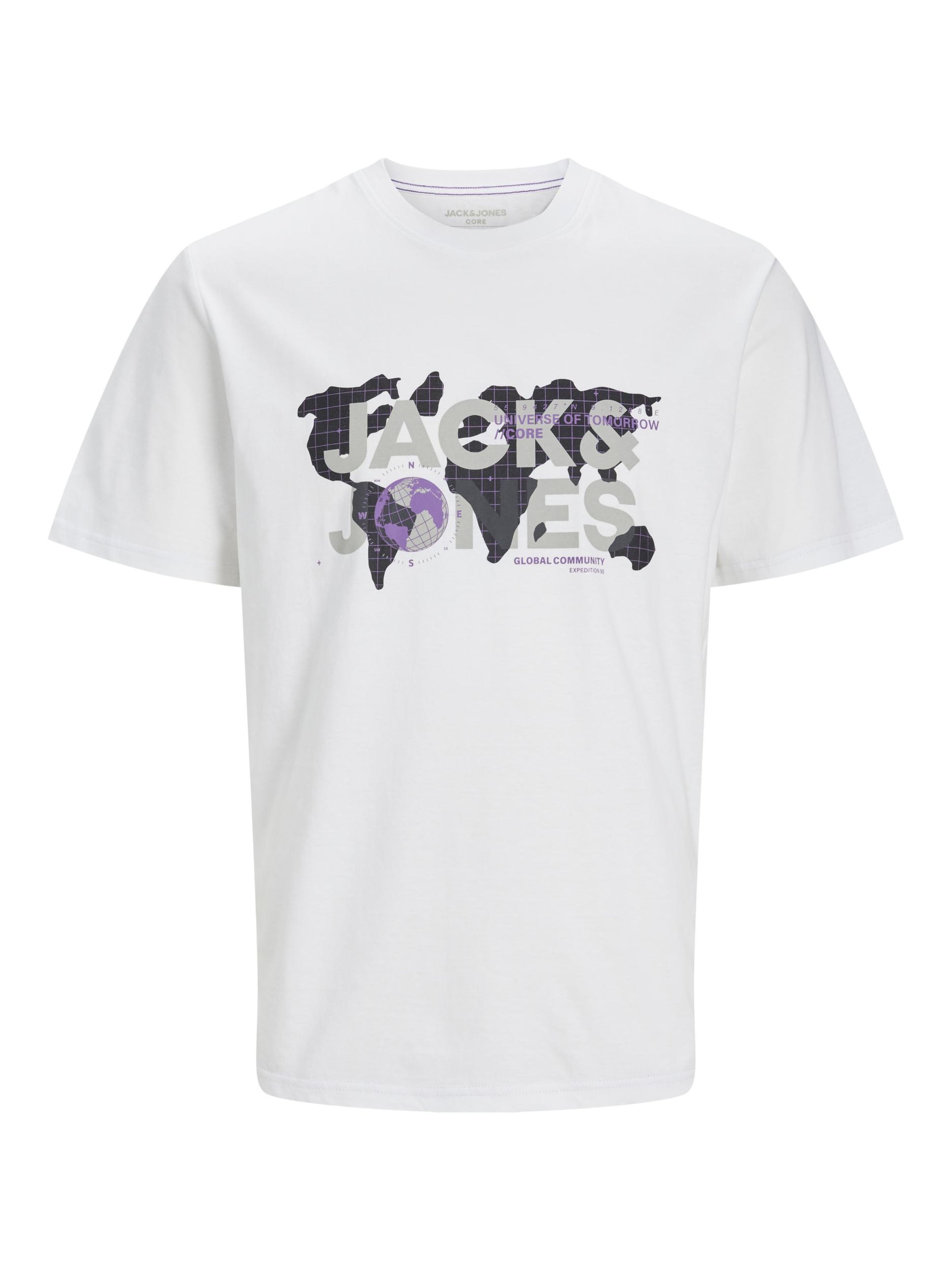 JACK & JONES TShirt 'JCODust' in Weiß: Vorderseite