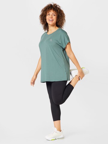 Active by Zizzi Performance Shirt 'Abasic' in Green