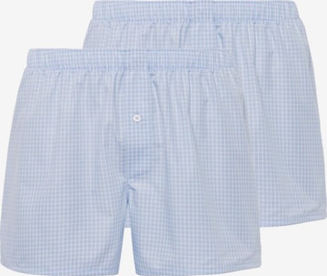 Hanro Boxer shorts 'Fancy Woven' in Blue: front