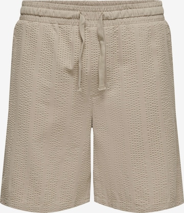 Only & Sons regular Bukser 'ONSCruz' i beige: forside