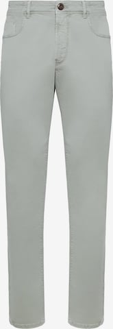 Boggi Milano Slim fit Jeans in Green: front