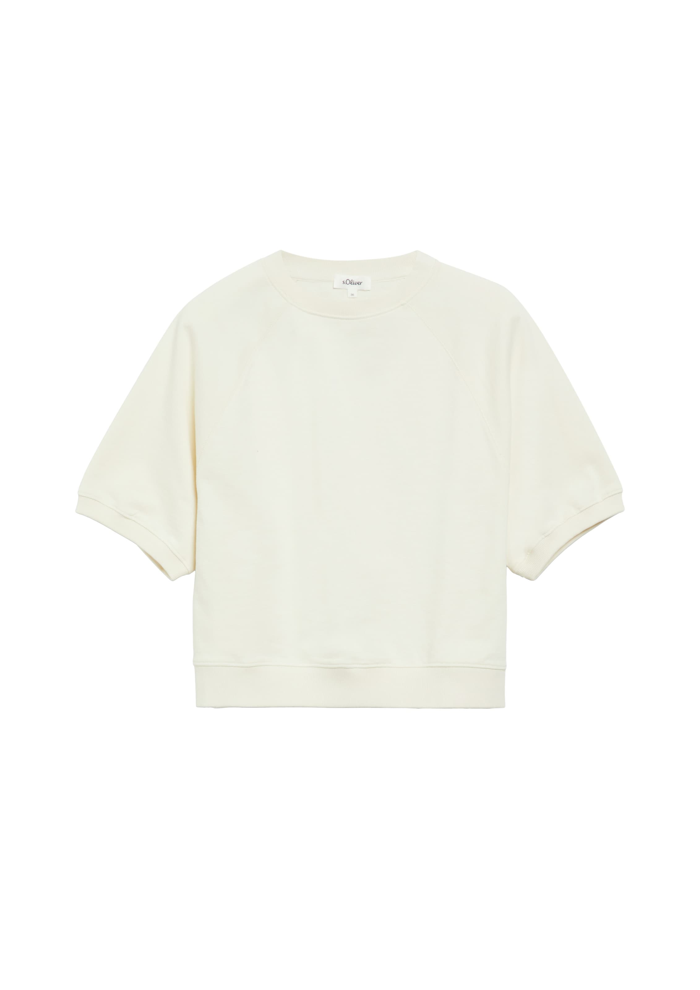 s.Oliver Sweatshirt in Beige: voorkant