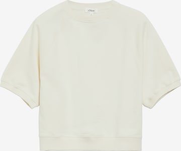s.Oliver Sweatshirt in Beige: Vorderseite