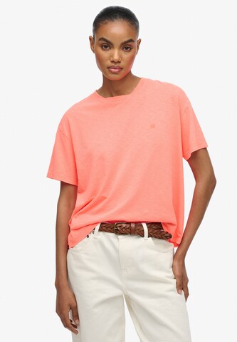 T-shirt Superdry en rose : devant