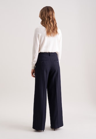 Wide Leg Pantalon à plis 'September Drop 252' SEIDENSTICKER en bleu