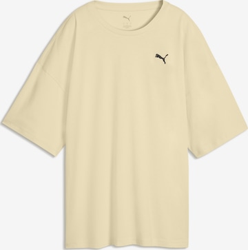 PUMA T-Shirt 'Wardrobe Essentials' in Gelb: Vorderseite
