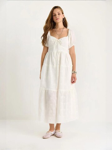 Bianco Lucci Summer Dress in White