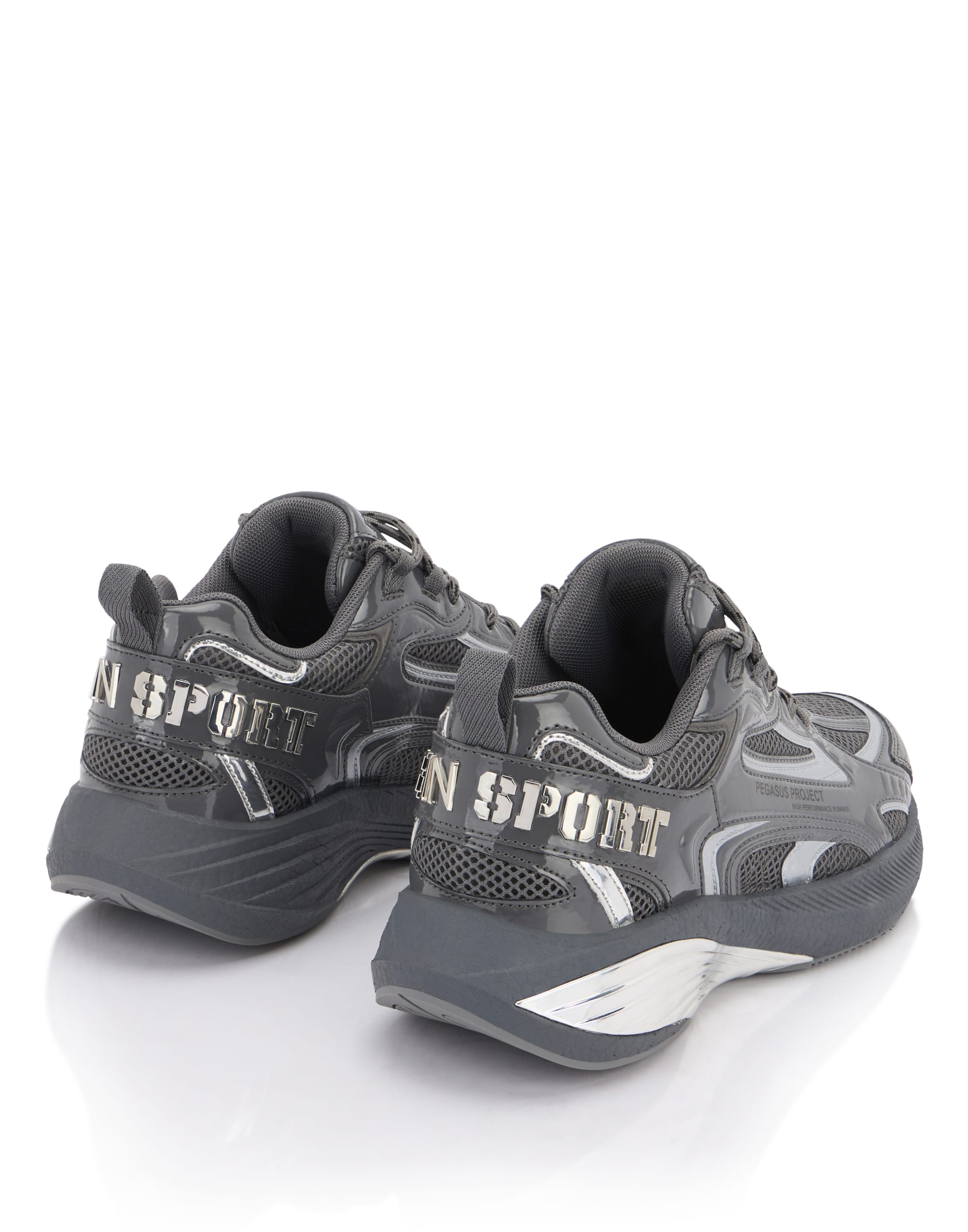 Sneaker bassa 'Pegasus' di Plein Sport in grigio