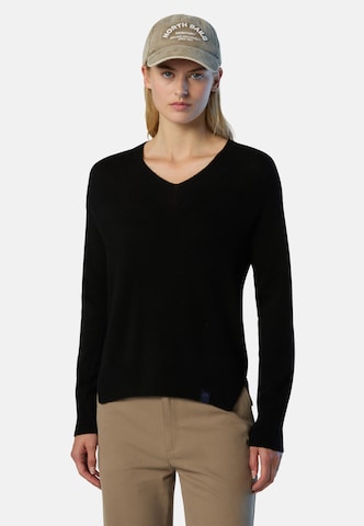 North Sails Trui in Zwart: voorkant