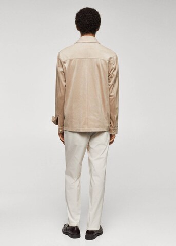 MANGO MAN Between-Season Jacket 'Pavia' in Beige