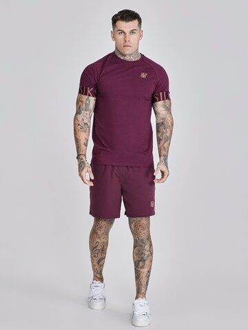 SikSilk T-Shirt in Rot