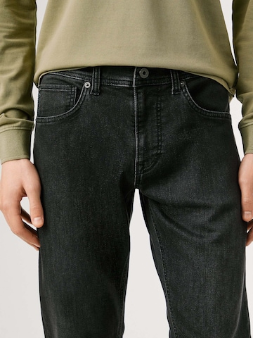 Pepe Jeans Slimfit Jeans 'Track' in Zwart