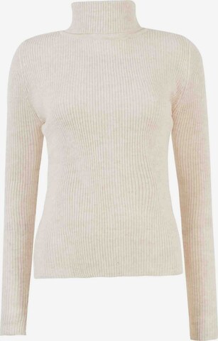 Pull-over LELA en beige : devant