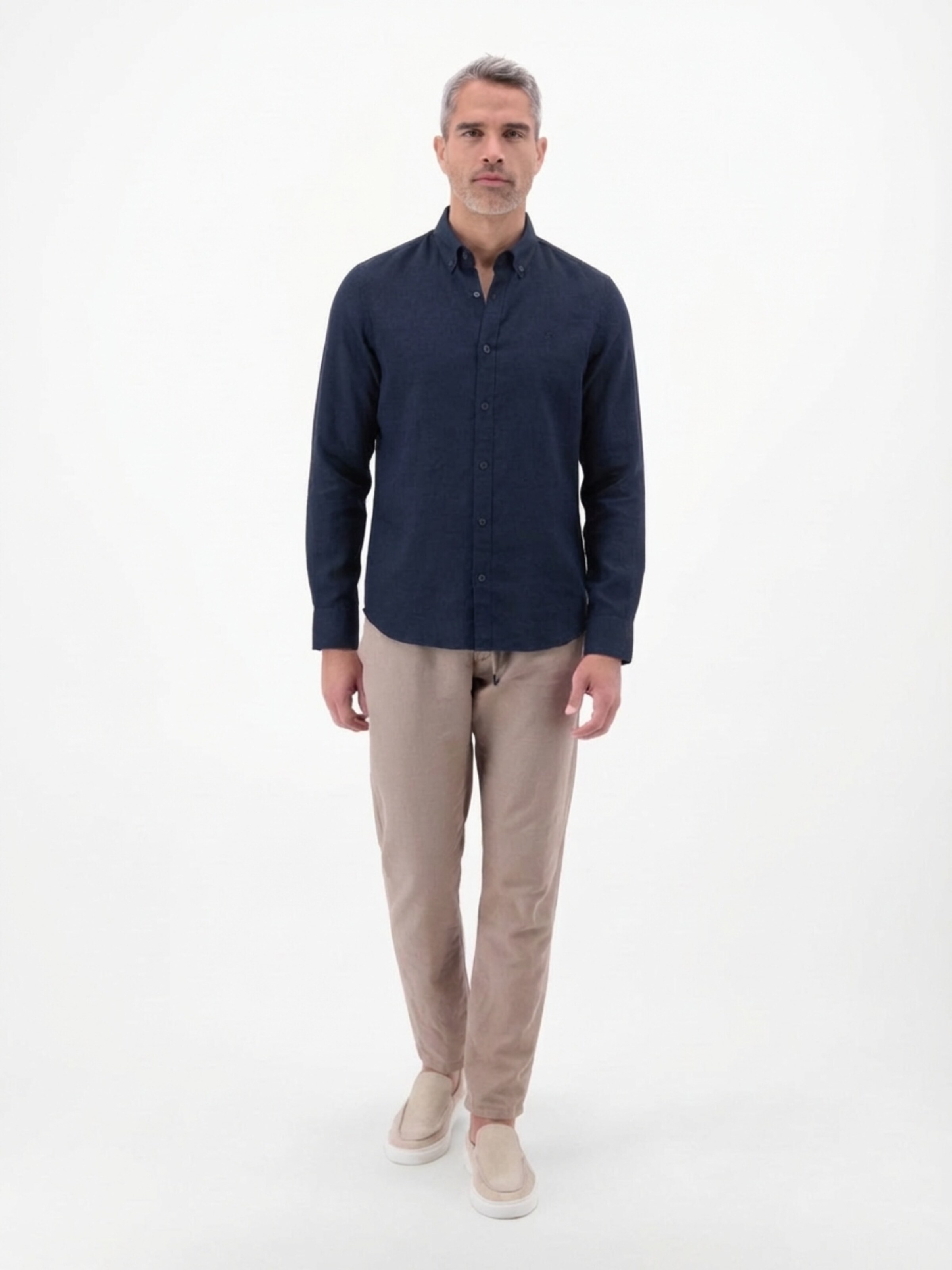 Coupe regular Chemise LERROS en bleu : devant