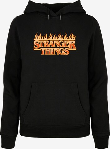ABSOLUTE CULT Sweatshirt 'Stranger Things' in Zwart: voorkant
