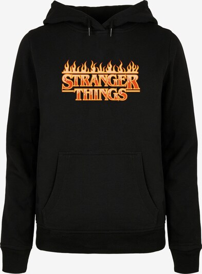 ABSOLUTE CULT Sweatshirt 'Stranger Things' in orange / schwarz, Produktansicht